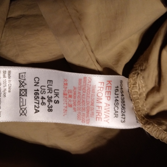 NWOT 90's parachute style joggers pull on slit pockets 100% nylon - Picture 8 of 8